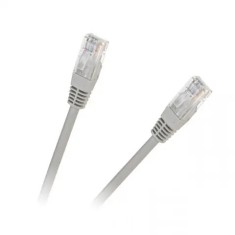 Cablu patchcord retea UTP 0.5m CAT5e 2x RJ45 CCA gri