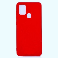 Husa Telefon Silicon Samsung A21s a217 Matte Red