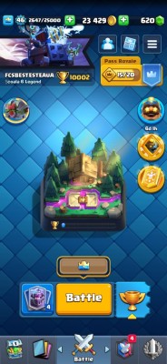 Vand cont clash royale foto