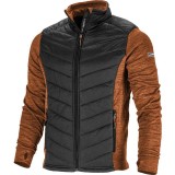 Jacheta Cu Imprimeu Si Matlasare / Maro-negru - 3xl
