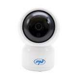 Camera supraveghere video PNI IP390T 1080P cu PTZ WiFi H264+ suporta microSD 128GB, Night Vision, aplicatia Tuya, P2P, Android, iOS, pentru interior,