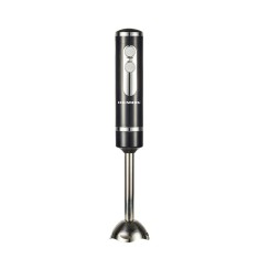 Blender de mana Hausberg HB-7673NG, 400W, Lama din otel inoxidabil, 2 trepte de viteza, Negru foto