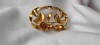 BROSA TRANDAFIR aurita 1920 art deco FRANTA manopera EXCEPTIONALA vintage UNICAT, Alama