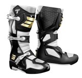 Cizme Enduro MX Shot Race 6 Black Grey Chrome, 39 - 47