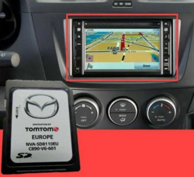 Card navigatie Mazda 3 5 6 MX-5 Tomtom NVA-SD8110 Europa 2022 foto