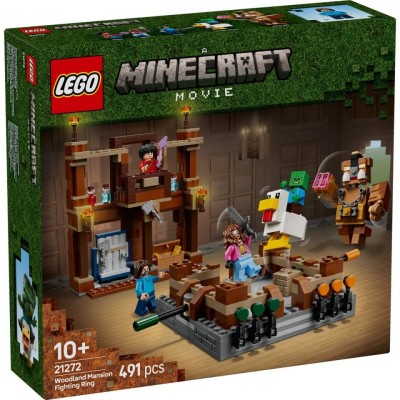 LEGO MINECRAFT RING DE LUPTA LA CONACUL DIN PADURE 21272 foto