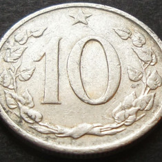 Moneda exotica 10 HALERU - RS CEHOSLOVACIA, anul 1962 *cod 2609 C