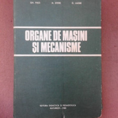 Organe de masini si mecanisme - Gh. Paizi