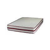 Saltea ortopedica cu arcuri, Roza Super Lux Ortopedic 90x200x25cm, fermitate mediu spre tare, plasa de arcuri Bonell, reversibila, banda de aerisire s