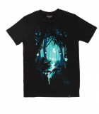 Cumpara ieftin Tricou THTC Deep Forest - Canepa Bumbac - Negru