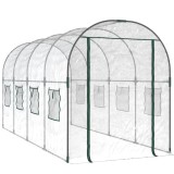 Cumpara ieftin Sera transparenta 160x400x190 cm PVC/otel vopsit electrostatic