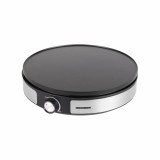 Aparat de facut clatite 2 in 1 HCPM-F15RVSS, 1500 W, placa reversibila, Insertii inox