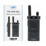 Statie radio portabila PNI PMR R60 446MHz acumulator 1200mAh Walkie Talkie