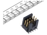 Conector SAMTEC şiruri pini tată 10 pini 1,27mm aurit SMT soclu rolă