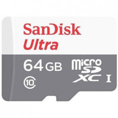 Card Sandisk Ultra Android microSDHC 64GB 80MB Clasa 10 UHS-I foto