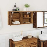 vidaXL Dulap perete de baie, lemn vechi, 80x25x40 cm, lemn prelucrat
