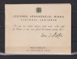 CARNET,CARNET FILATELIC LEGIUNEA ARHANGHELULUI MIHAIL ION MOTA SI VASILE MARIN 1941
