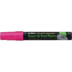 Marker cu cerneala opaca, ARTLINE, pentru table de scris, varf 2. 0mm - roz fluorescent