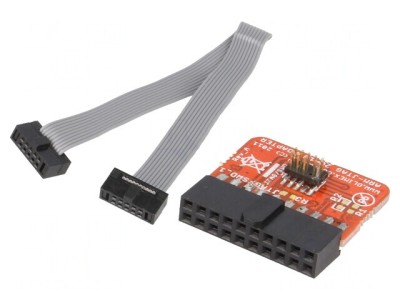 Adaptor JTAG IDC10 IDC20 50x40mm foto