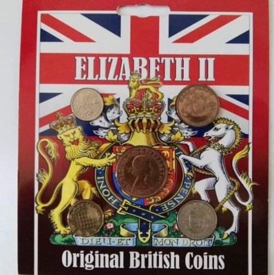SET MONEDE ANGLIA IN BLISTER . ELIZABETH II . foto