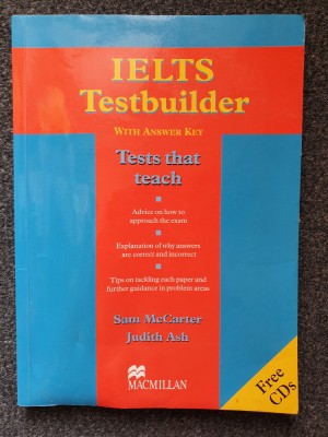 IELTS TESTBUILDER WITH KEY - McCarter, Ash foto