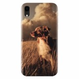 Husa silicon pentru Apple Iphone XR, Alone Dog Animal In Grass