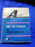 Mic dictionar de cuvinte perechi