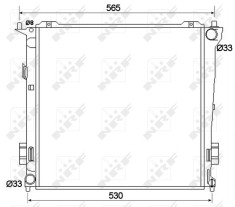 NRF 53109 Radiator racire motor