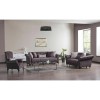 Set 3+2+1 Ibiza Lada Depozitare Tapitat Catifea Gri