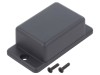 Carcasa Universala ABS TAKACHI TWF4-2-5D, IP40, Gri Inchis, Dimensiuni 35.4x50x22mm, Lame Fixare, UL94V-0