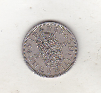 bnk mnd Marea Britanie Anglia 1 shilling 1956 foto