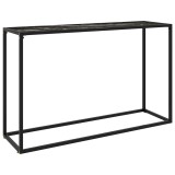 Cumpara ieftin Masa consola, negru, 120x35x75 cm, sticla securizata