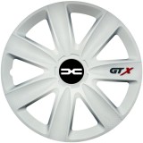 Cumpara ieftin Set 4 Capace Roti GTX Alb R15, Compatibil Cu Dacia Nou, Autohelix MSA
