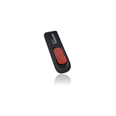 Usb flash drive adata 8gb c008 usb2.0 negru+rosu foto