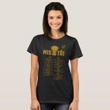 Echipa națională de hochei tricou de dama MISTŘI Ice Hockey World Championship Czechia MS 2024 GOLD EDITION Black - XL