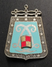 Insigna Regimentala Regiment 5 Husari Vigilantia Fran?a Delsart G 1037 foto