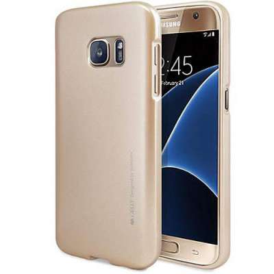Husa Silicon Samsung Galaxy S7 g930 Gold Mercury i Jelly&amp;nbsp; foto