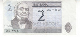 M1 - Bancnota foarte veche - Estonia - 2 coroane - 2006