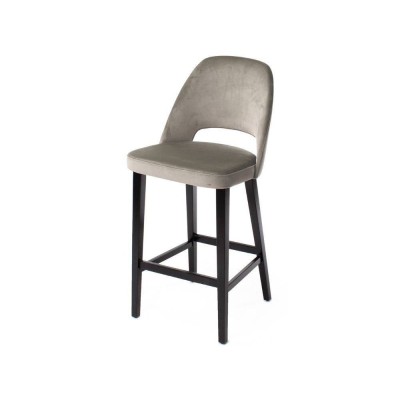 Scaun bar gri din material sau piele ✔ model GABE foto