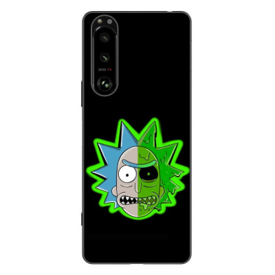 Husa compatibila cu Sony Xperia 5 III Silicon Gel Tpu Model Rick And Morty Alien foto