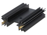 Radiator Extrudat 50,8mm SOT32 TO220 TO3P Negru