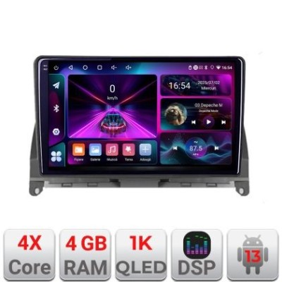 Navigatie Mercedes W204 2008-2012 A-W204 4+64 InCell Display 1K Android Waze USB Navigatie Internet Youtube Radio CarStore Technology foto