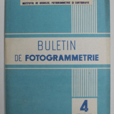 BULETIN DE FOTOGRAMMETRIE , ANUL IV , NR. 4 , 1969