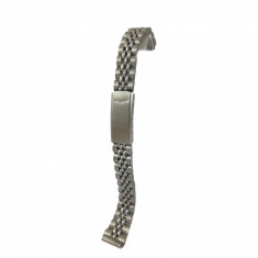 Bratara pentru ceas Argintie - 5 randuri de zale - 12mm - WZ3960