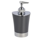 Dispenser Săpun Plastic 280 Ml Conic &ndash; Gri / Argintiu