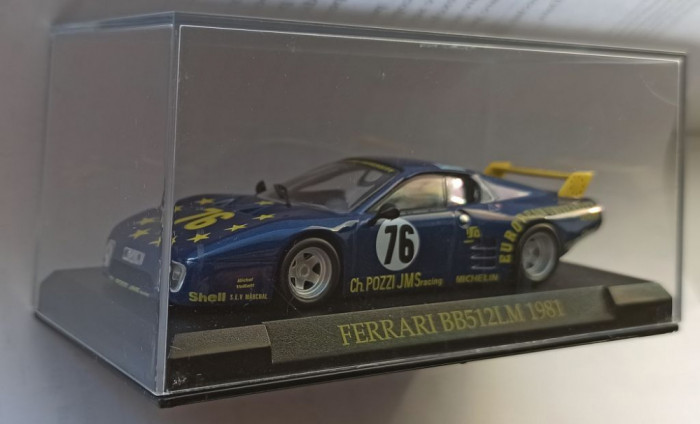 Macheta Ferrari BB512 24h Le Mans 1981 - IXO/Altaya 1/43