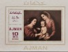 BC26, Ajman 1969, colita neperforata picturi Murillo, Nestampilat