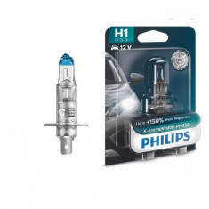 Bec H1 PHILIPS 99ZS312P, 12V; 55W; X-tremeVision Pro150; cu pana 150% mai multa lumina; P14.5s; ECE, 1 buc.