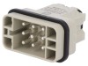 Conector HARTING HDC Han Q tată 9 pini 16A 500V inserturi contact