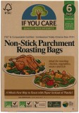 Pungi pentru copt nealbite, fara clor, compostabile, Medium, 6 buc., If You Care